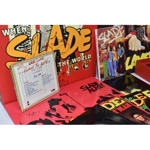 474 - A SLADE BOX SET SIGNED BY JIMMY LEA, from Jim Lea's personal collection with signed letter of proven... 