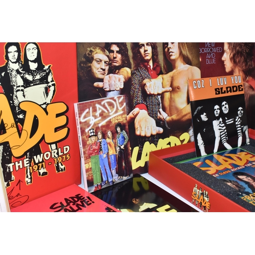 474 - A SLADE BOX SET SIGNED BY JIMMY LEA, from Jim Lea's personal collection with signed letter of proven... 