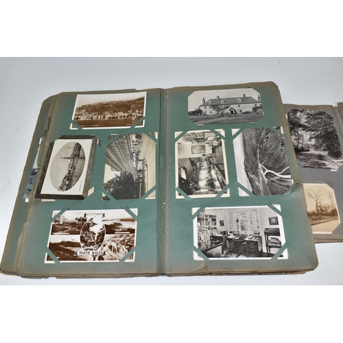 476 - THREE ALBUMS OF POSTCARDS containing 364 miscellaneous examples from the early - mid 20th century, s... 