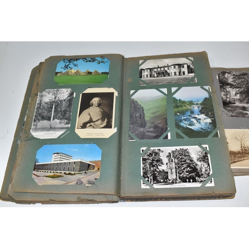 476 - THREE ALBUMS OF POSTCARDS containing 364 miscellaneous examples from the early - mid 20th century, s... 