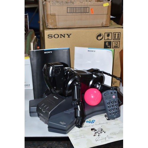 523 - A BOXED SONY AIBO ENTERTAINMENT ROBOT, No.ERS-111, not tested, appears complete and in good conditio... 