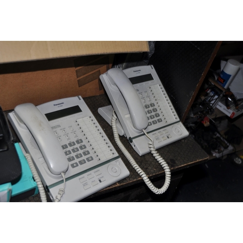 1058 - A COLLECTION OF OFFICE ELECTRICAL ITEMS including three HP Office jet printers (two with error messa... 