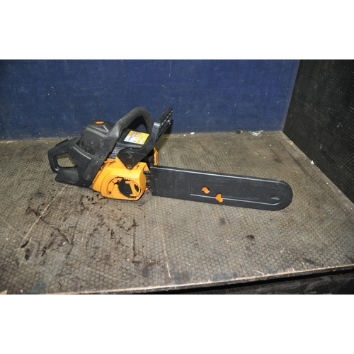 1079 - A McCULLOCK DAKOTA 442 PETROL CHAINSAW with 16in cut (engine pulls with resistance but hasn't been s... 