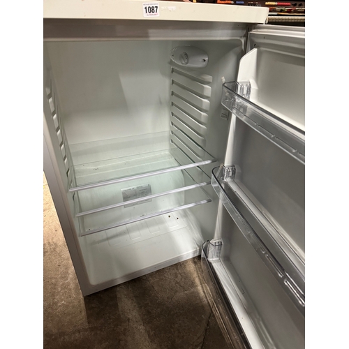 1087 - A CURRY'S ESSENTIAL CUL55W10 UNDER COUNTER FRIDGE, width 55cm x depth 57cm x height 85cm (PAT pass a... 