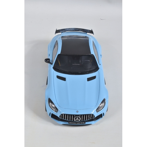 47 - TWO BOXED LIMITED EDITION 1:18 SCALE GT SPIRIT DIECAST MODEL CARS, to include a Mercedes  AMG GTR in... 