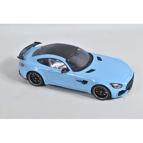 47 - TWO BOXED LIMITED EDITION 1:18 SCALE GT SPIRIT DIECAST MODEL CARS, to include a Mercedes  AMG GTR in... 