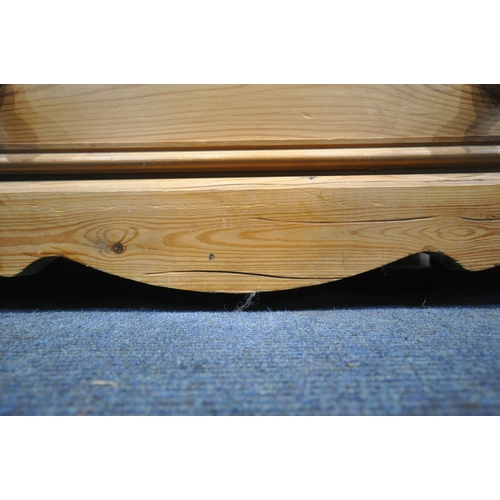 1223 - A MODERN PINE CHEST OF TWO SHORT OVER FOUR LONG DRAWERS, width 85cm x depth 48cm x height 107cm (con... 