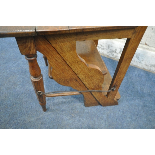 1244 - A SET OF ARTS AND CRAFTS OAK LIBRARY STEPS (condition report: rickety frame, historical marks, scuff... 