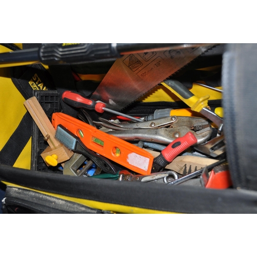 1075 - A COLLECTION OF HAND TOOLS, HEATERS AND CLEANERS including a Karcher Easifix steam cleaner, a JCB  a... 