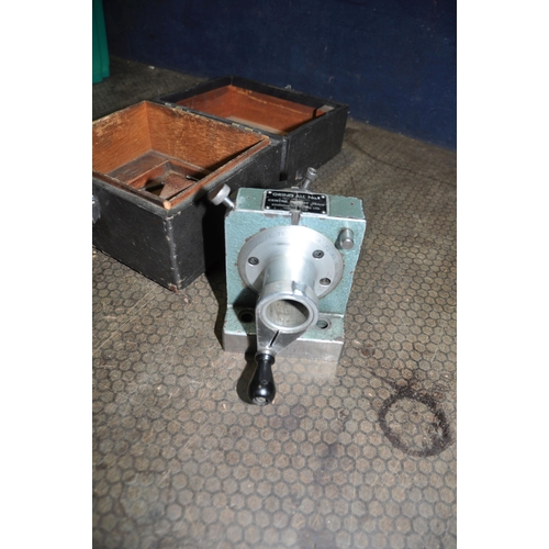 1087 - A KENWORTHY TOOLS Ltd. GRIND ALL No.1 LATHE GRINDING HEAD in box, Condition Report: welder repair to... 