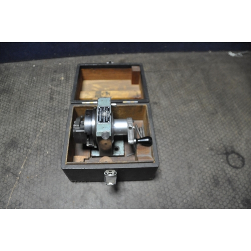 1087 - A KENWORTHY TOOLS Ltd. GRIND ALL No.1 LATHE GRINDING HEAD in box, Condition Report: welder repair to... 