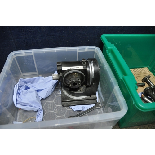 1088 - A SYSTEM 3R CLOCKING HEAD with carrier, collets, collet holder, hydraulic spares, mini collets and h... 