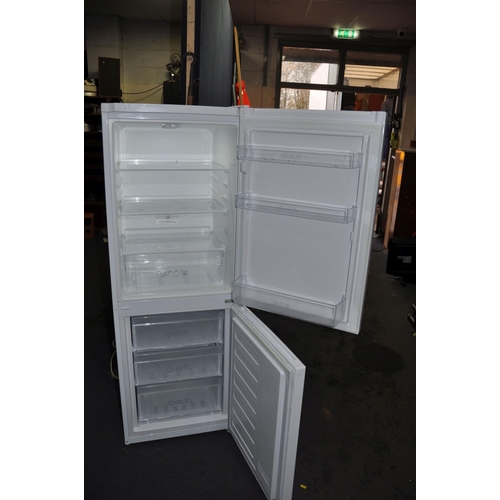 1102 - A BEKO CRFG1552W FRIDGE FREEZER, width 55cm, depth 55cm, height 152cm (PAT pass and working at 3 and... 