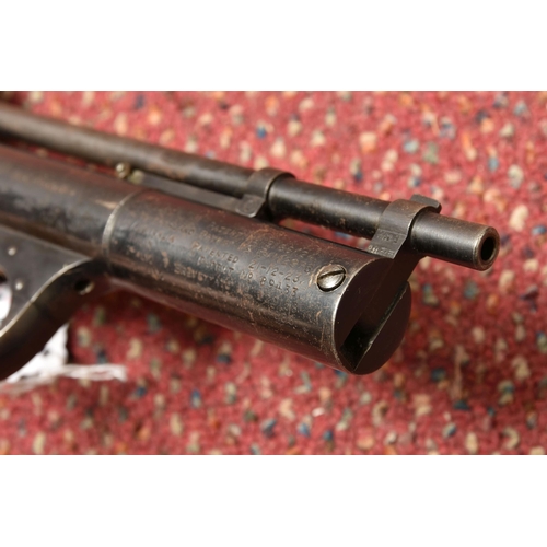 277 - A WEBLEY & SCOTT LTD WEBLEY AIR PISTOL MARK I, .177 CALIBRE, SERIAL NO.35049, wooden grips, bears ... 