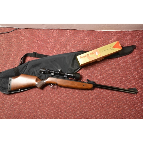 280 - A BSA .22 AIR RIFLE SERIAL NO.RH11170, fitted with a Nikko Stirling Gold Crown Waterproof 4-12x40 sc... 