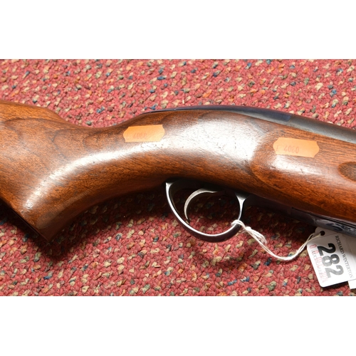 282 - A BSA .22 UNDERLEVER AIR RIFLE, SERIAL NO G31282, trigger marked Patient 607.045, embossed BSA mark ... 