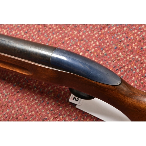 282 - A BSA .22 UNDERLEVER AIR RIFLE, SERIAL NO G31282, trigger marked Patient 607.045, embossed BSA mark ... 