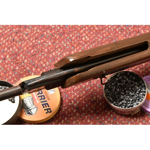 284 - A WEST LAKE (CHINESE MADE) .22 AIR RIFLE, no visible serial number, overall length 108cm, metal work... 