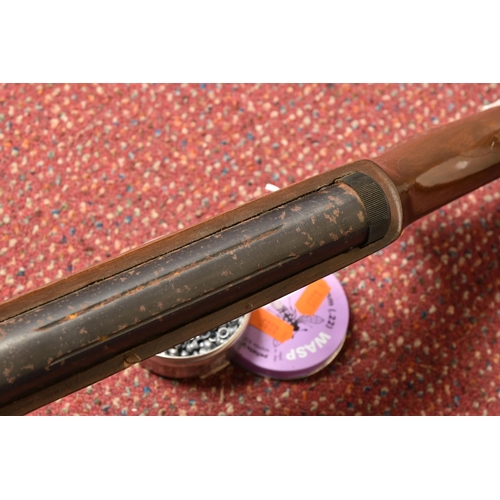 284 - A WEST LAKE (CHINESE MADE) .22 AIR RIFLE, no visible serial number, overall length 108cm, metal work... 