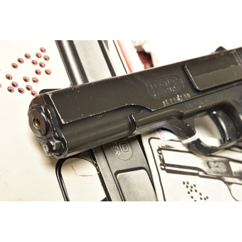 287 - A BOXED G.10 20 SHOT BB REPEATER AIR PISTOL, 4.5mm/ .177 calibre, serial no. 6E212700, action is sti... 