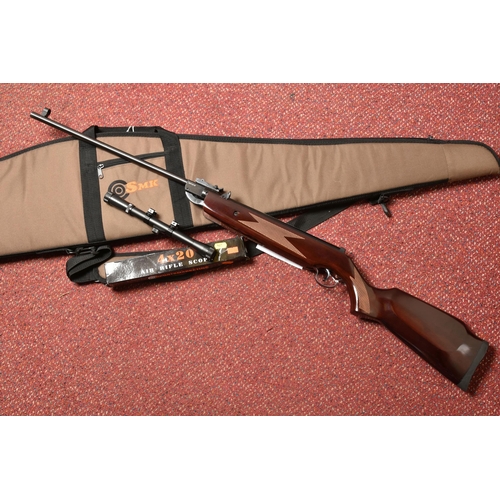 294 - A SMK XTB2-2K .22 BREAK BARRELL AIR RIFLE, appears in correct working order, with a boxed 4x20 scope... 