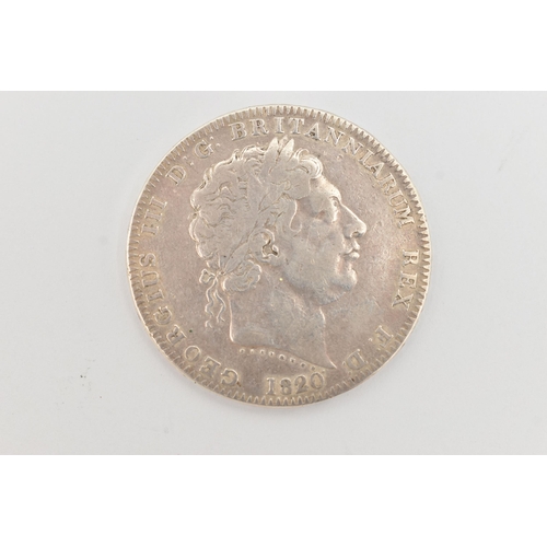 125 - A GEORGE III CROWN COIN, approximate gross weight 28.2 grams, approximate diameter 38.0mm