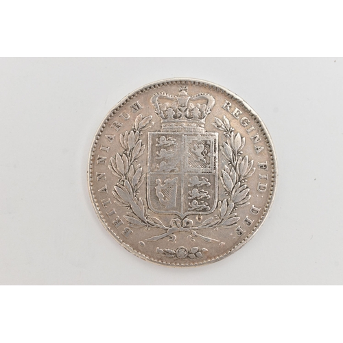 126 - A VICTORIA 1845 CROWN COIN, approximate gross weight 28.1 grams, approximate diameter 38.0mm