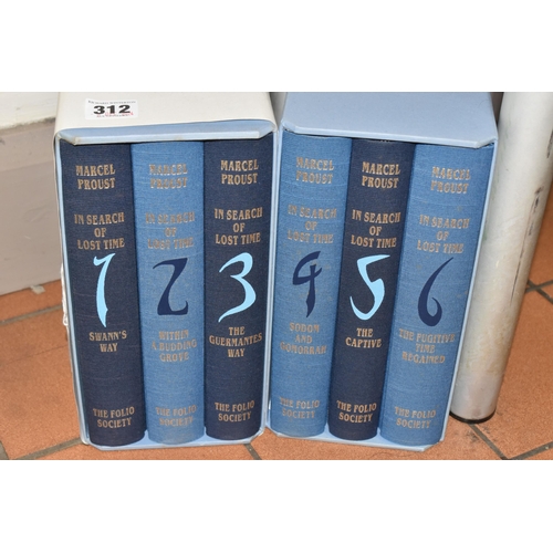 312 - THE FOLIO SOCIETY, Proust; Marcel, In Search Of Lost Time, in six volumes comprising 1) Swann's Way,... 