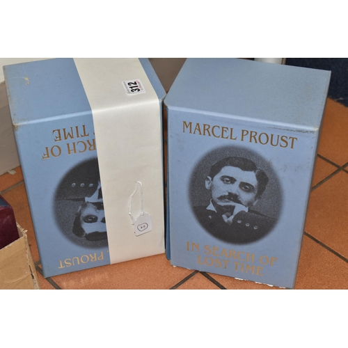 312 - THE FOLIO SOCIETY, Proust; Marcel, In Search Of Lost Time, in six volumes comprising 1) Swann's Way,... 