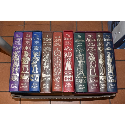 313 - THE FOLIO SOCIETY, Ten Volumes on Ancient Civilizations comprising Empires Of The Ancient Near East ... 