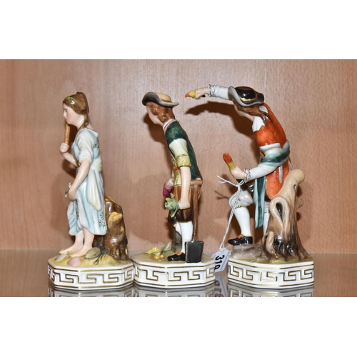 319 - THREE ROYAL CROWN DERBY LIMITED EDITION 'ELEMENTS' FIGURINES all marked 'An Exclusive Decoration for... 