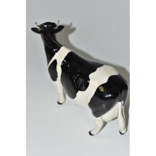 338 - A BESWICK FRIESIAN COW, Champion Claybury Leegwater model no 1362A (1) (Condition Report: has a repa... 