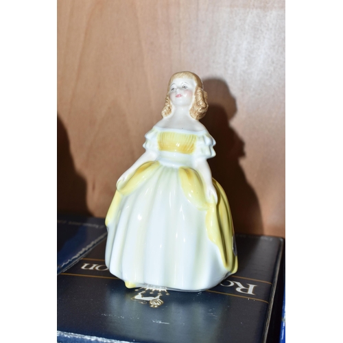 341 - TEN BOXED ROYAL DOULTON FIGURINES, comprising Buttercup HN3908, Penny HN2424, Rose HN2123, Fair Maid... 