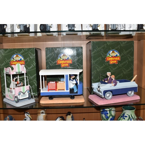 356 - THREE BOXED ROBERT HARROP DESIGNS LTD 'CAMBERWICK GREEN' COLLECTABLES, comprising 'Mr Antonio in his... 