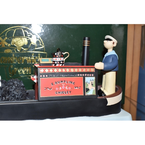 362 - A BOXED ROBERT HARROP DESIGNS LTD 'CAMBERWICK GREEN' COLLECTABLE MUSICAL 'MR RUMPLING ON THE CANAL B... 