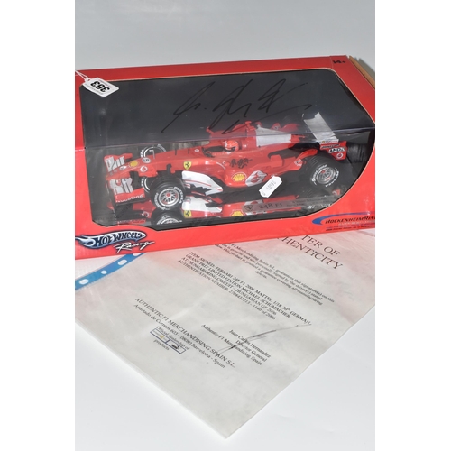 363 - A BOXED MATTEL HOTWHEELS RACING 1/18 SCALE LIMITED EDITION FERRARI 248 F1 CAR, No.1140 of 2006, the ... 