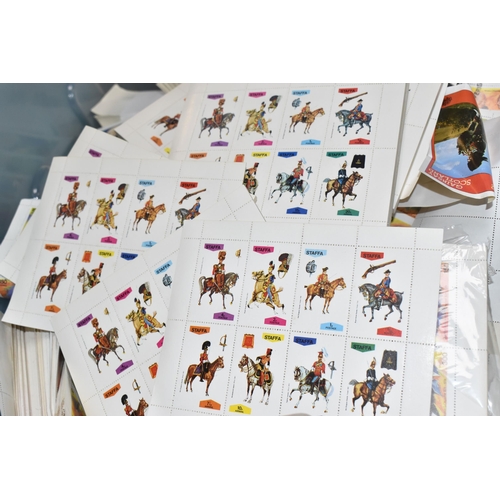 400 - FOUR BOXES OF 'CINDERELLA' AND 'LOCALS' STAMPS to include thousands of Fujeira, Sverige, Nagaland, H... 