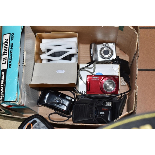 410 - ONE BOX AND LOOSE PHOTOGRAPHIC EQUIPMENT to include a boxed Nikon D70s (box says kit but just camera... 