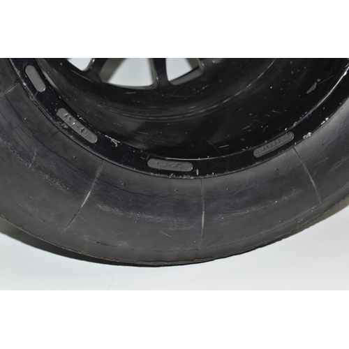 449 - A FORMULA RENAULT RACE SERIES WHEEL, with Michelin 23/57-13 tyre, the rim printed 'Formula Renault' ... 