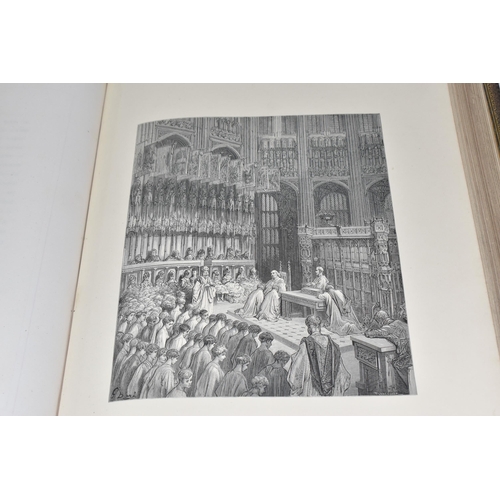 482 - LONDON, A PILGRIMAGE' BY GUSTAVE DORÉ AND BLANCHARD JERROLD, Grant & Co 1872, leather bound with gil... 