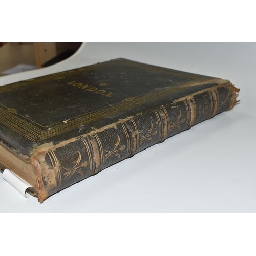 482 - LONDON, A PILGRIMAGE' BY GUSTAVE DORÉ AND BLANCHARD JERROLD, Grant & Co 1872, leather bound with gil... 