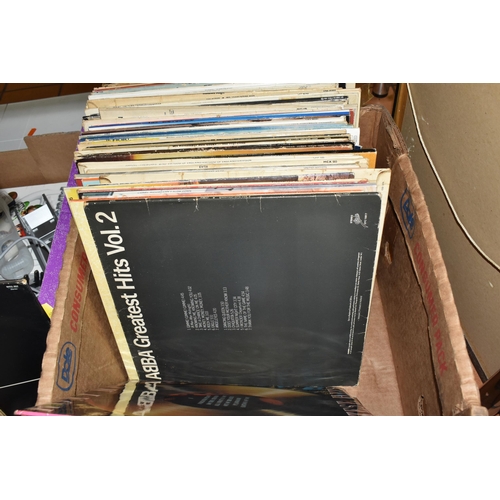 483 - ONE BOX OF VINYL L.P RECORDS, approximately seventy L.P records to include Pink Floyd 'Dark Side of ... 