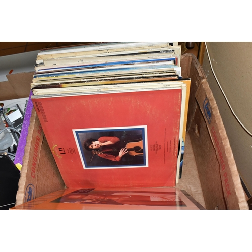 483 - ONE BOX OF VINYL L.P RECORDS, approximately seventy L.P records to include Pink Floyd 'Dark Side of ... 