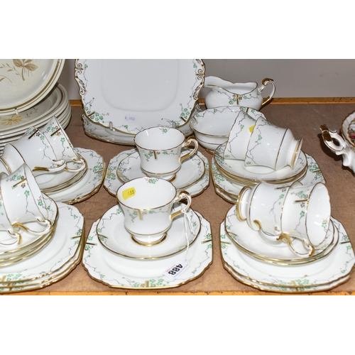 488 - A ROYAL DOULTON LAMBETHWARE 'SANDSPRITE' PATTERN DINNER SET, comprising three covered tureens, eight... 