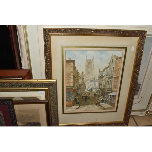 513 - A SMALL QUANTITY OF PICTURES AND PRINTS, to include a William Russell Flint limited edition print fo... 