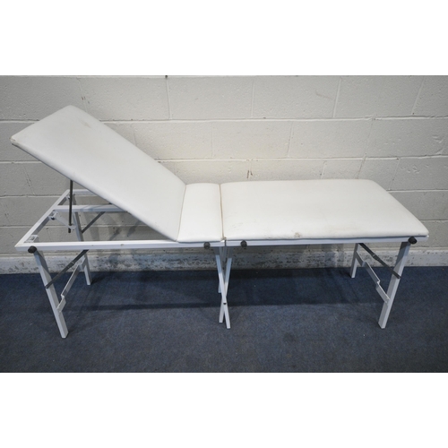 192 - A FOLDING MASSAGE BED, condition report: marks, scuffs, stains, other wear and usage