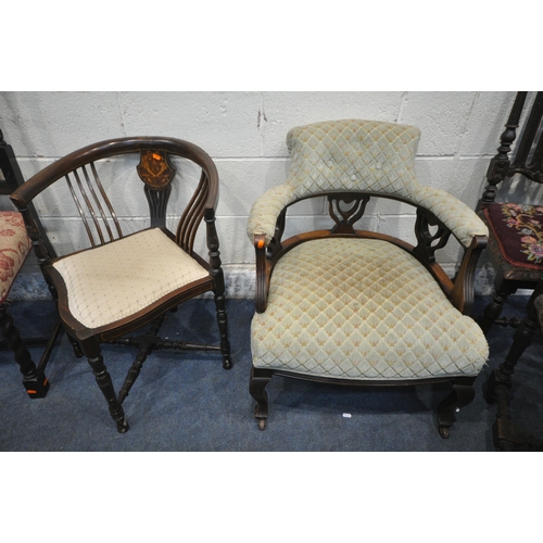 269 - ELEVEN CHAIRS, varying in shape, size, style, timbers, ages, etc, condition report: historical marks... 