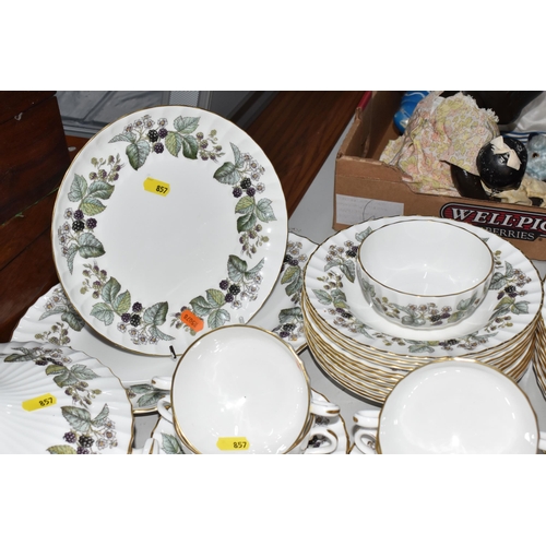 857 - ONE HUNDRED AND SEVENTEEN PIECE ROYAL WORCESTER DINNERWARE 'LAVINIA', pattern no. Z2821, comprising ... 