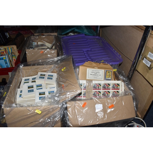 871 - FOUR BOXES OF 'CINDERELLA/LOCAL' STAMPS to include thousands of Bernera Scotland, Yemen Arab Republi... 