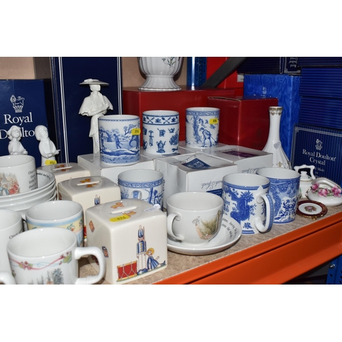 896 - ROYAL DOULTON, SPODE AND WEDGWOOD CERAMICS ETC, to include Wedgwood 'Peter Rabbit' nursery wares inc... 